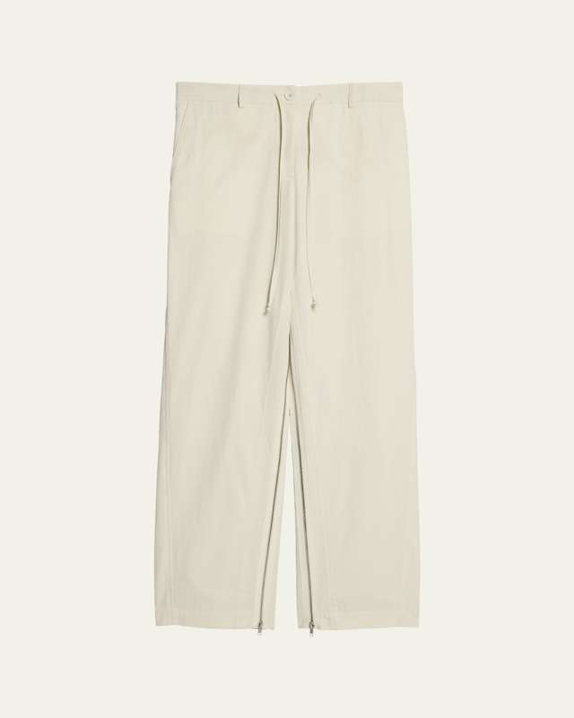 Gusset Wide-Leg Pants